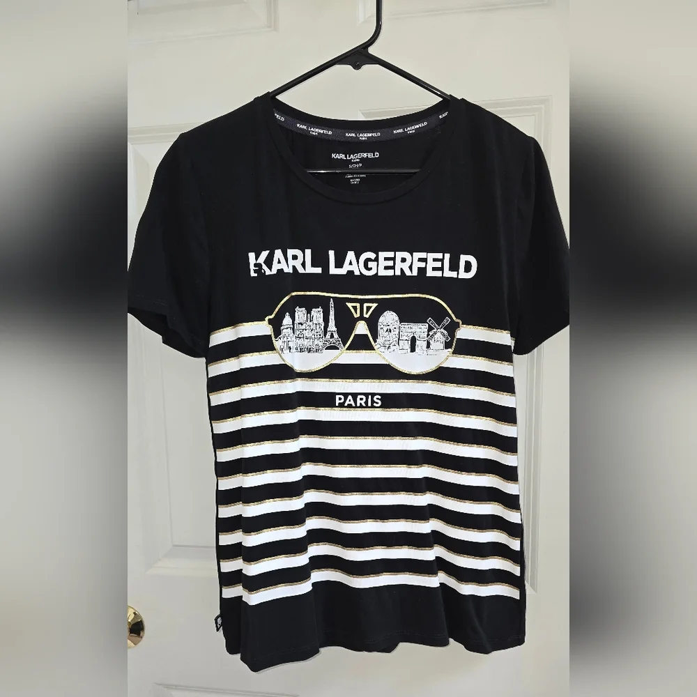 Karl Lagerfeld EUC top Size S - Picture 2 of 7